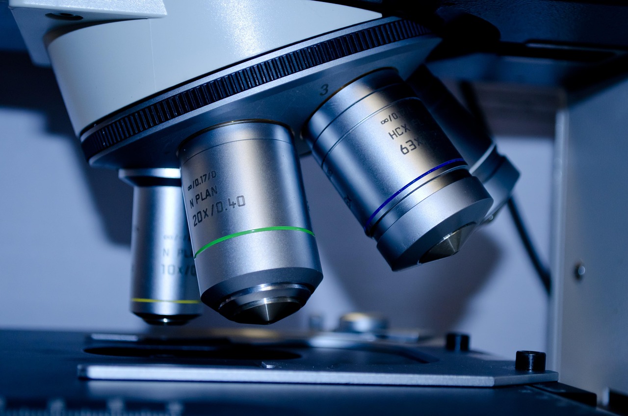 microscope, slide, research, close-up, test, experiment, micro, microscopy, plate, scrutiny, medical, tool, red, sample,